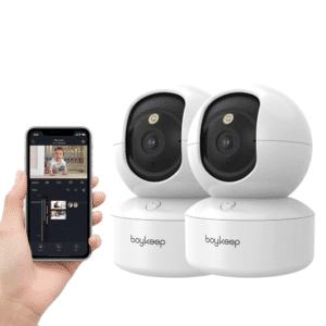 Camera surveillance intérieure wifi (lot de 2)